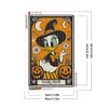 40x60cm halloween canard 5d bricolage plein exercice rond diamant peinture kit décoration intérieure