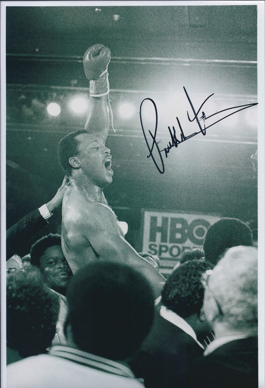 Pinklon THOMAS Signed 12x8 Autograph Photo Poster painting AFTAL COA World Champion BOXER