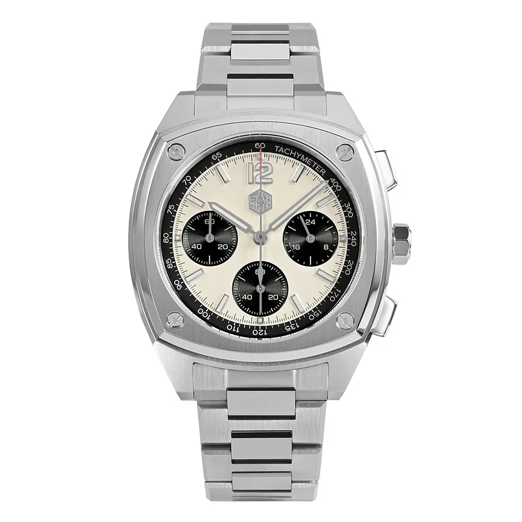 San Martin VK63 New 39.5mm Mens Chronograph Quartz Watch SN026-JS San Martin Watch san martin watchSan Martin Watch