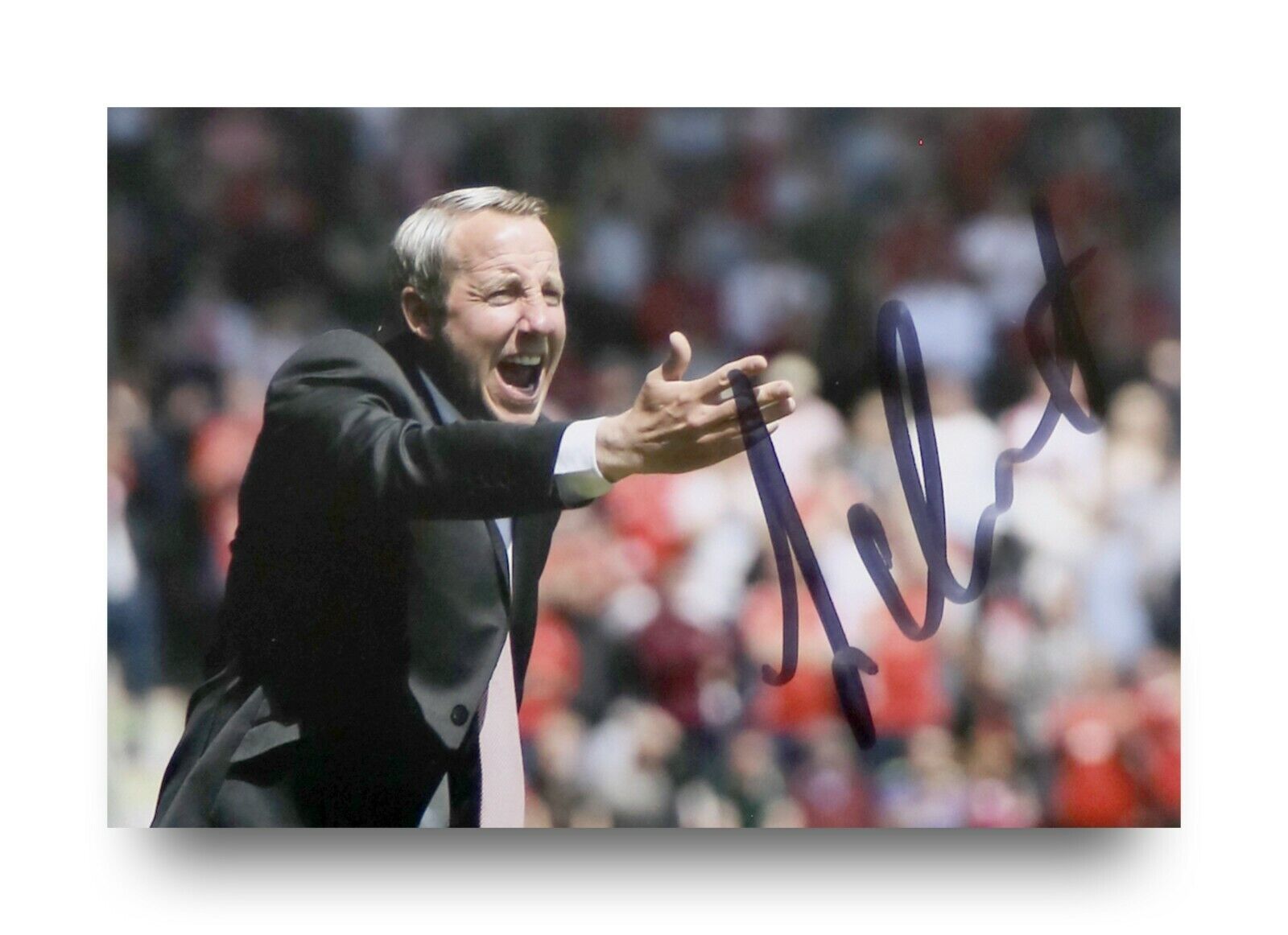 Lee Bowyer Signed 6x4 Photo Poster painting Charlton Athletic Manager Leeds Utd Autograph + COA