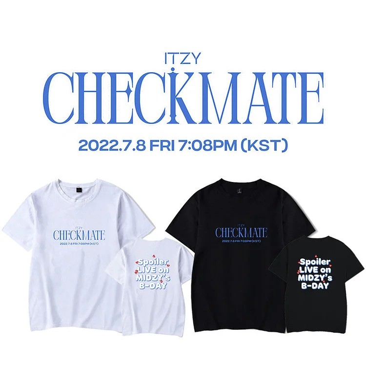 ITZY CHECKMATE Mini Album Photo T-shirt