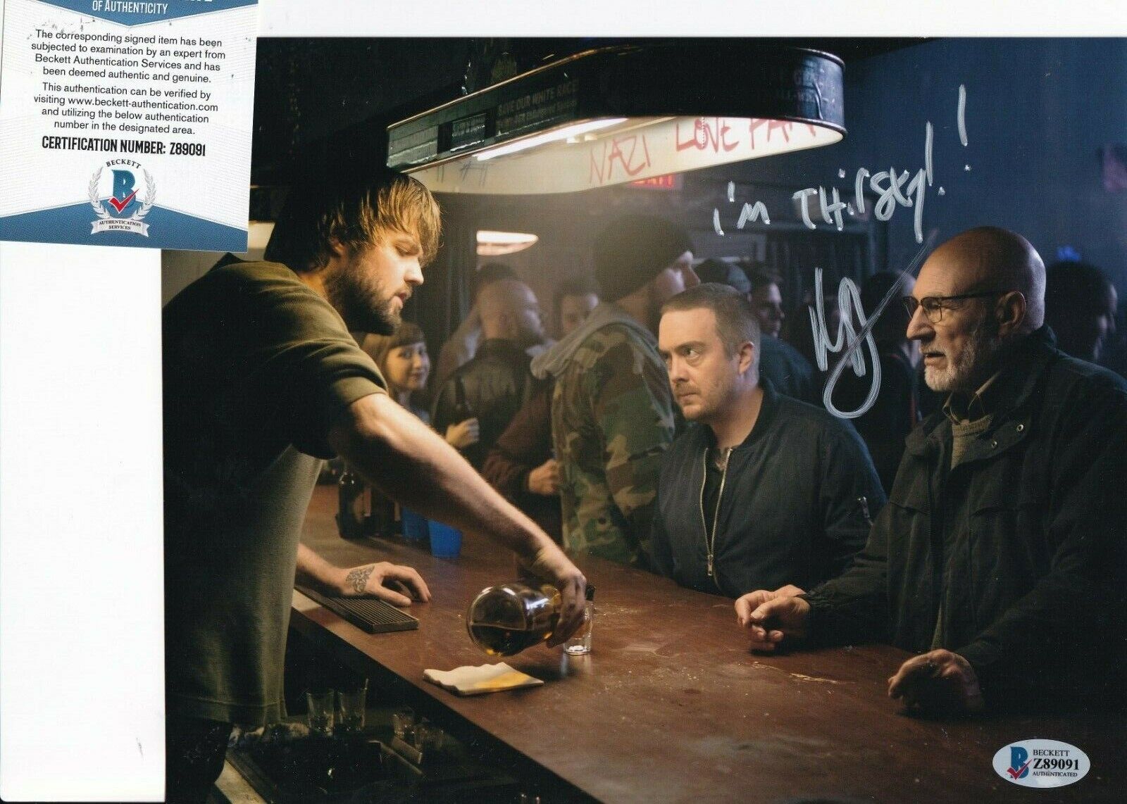 MACON BLAIR signed (GREEN ROOM) Gabe Movie autographed 8X10 BECKETT BAS Z89091