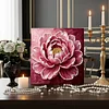 DIY Pearl Painting Peony for Home Wall Decor with Frame(25x25cm)