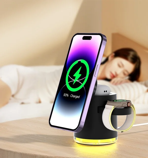 Magnetic 3-in-1 Wireless Charger