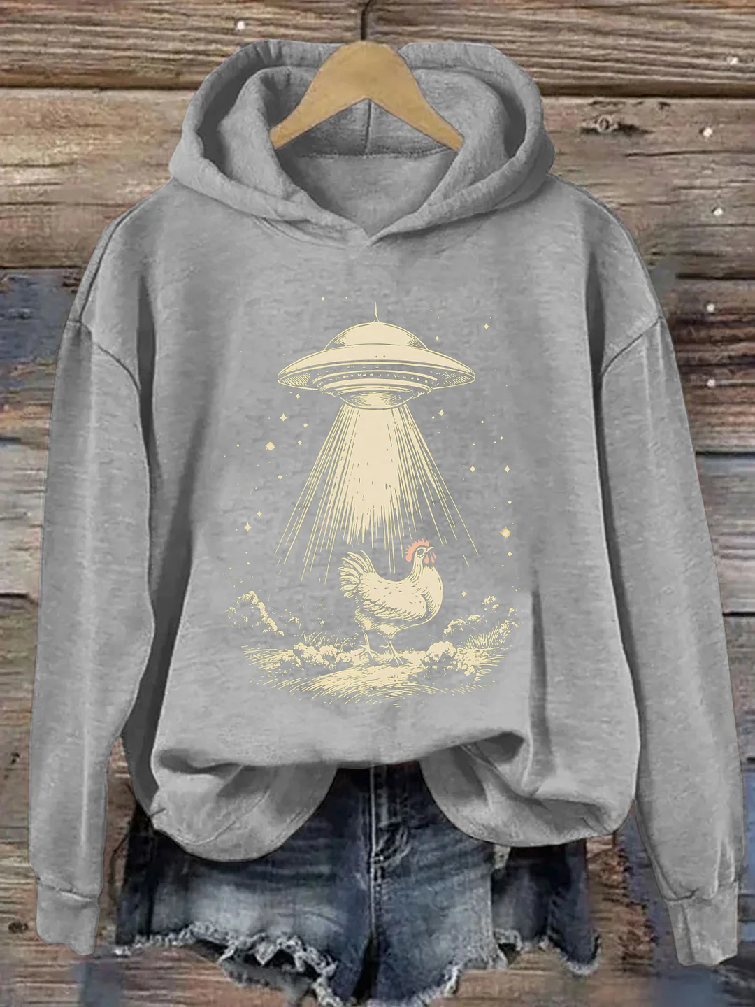 Chicken UFO Hoodie