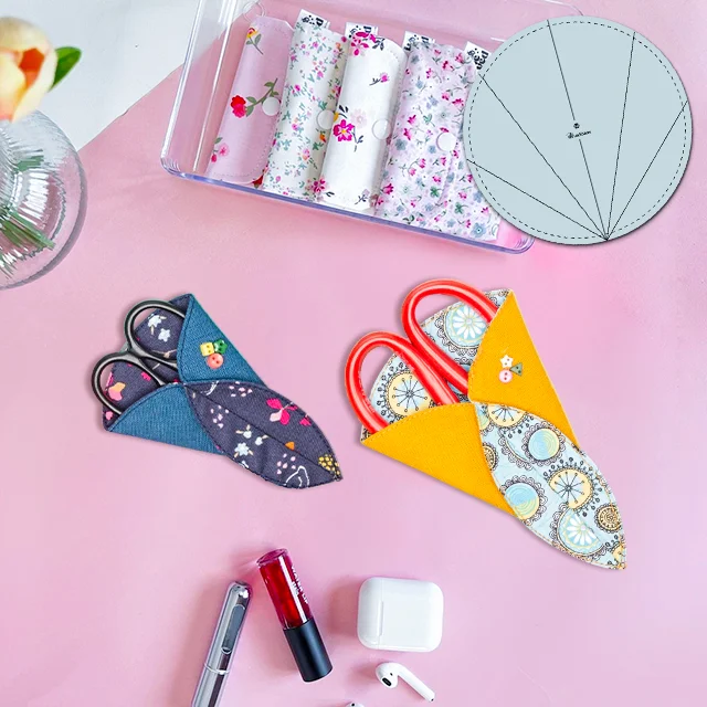 Scissors&Tools Organizer Pouch Template-Tutorial Included