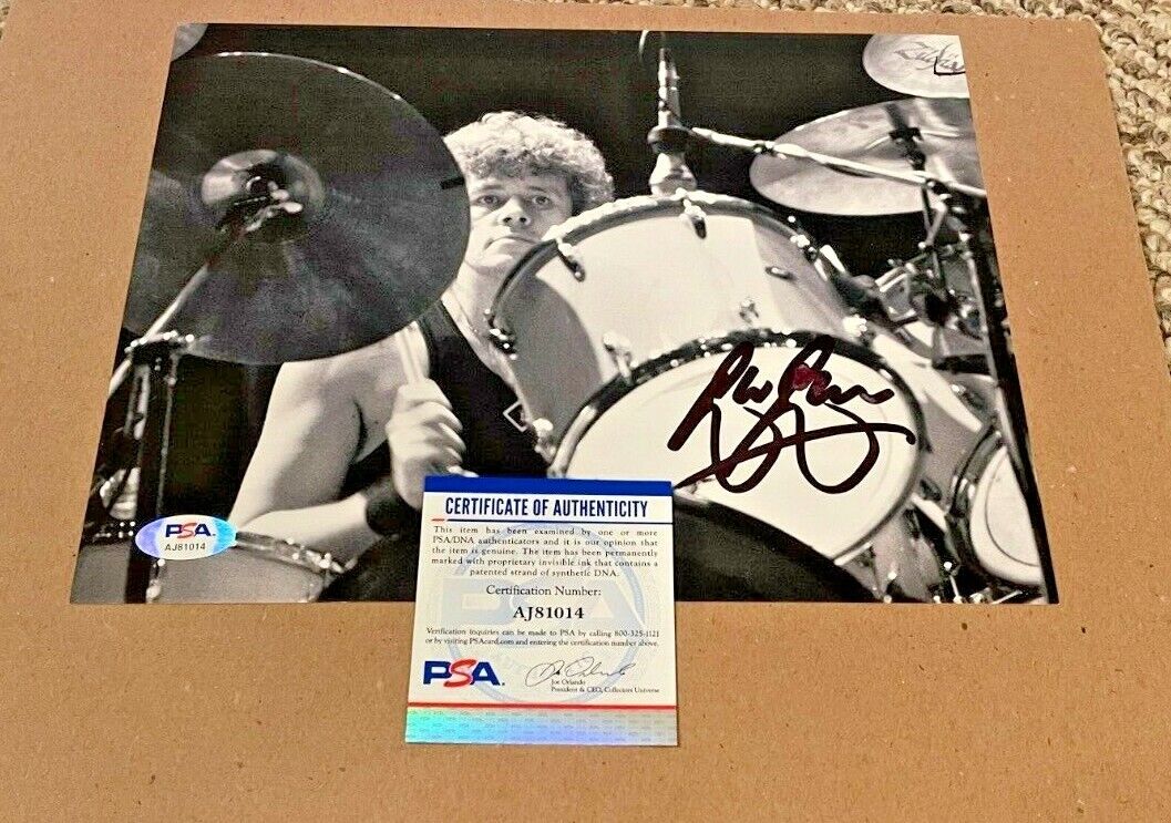 BEV BEVAN SIGNED ELO 8X10 MUSIC Photo Poster painting PSA/DNA CERTIFIED #3