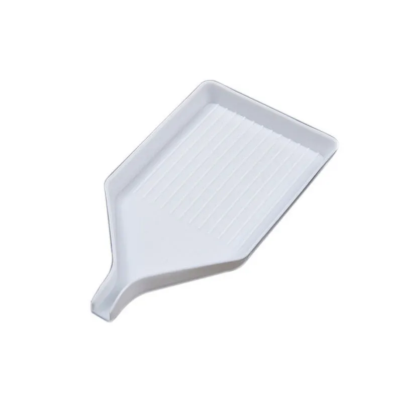2pcs White Plastic Plate for Nail Rhinestones Jewelry Gems Crystals Beads Stotrage Trays Tools Nail Art Manicure Accessories-Nail Inspo