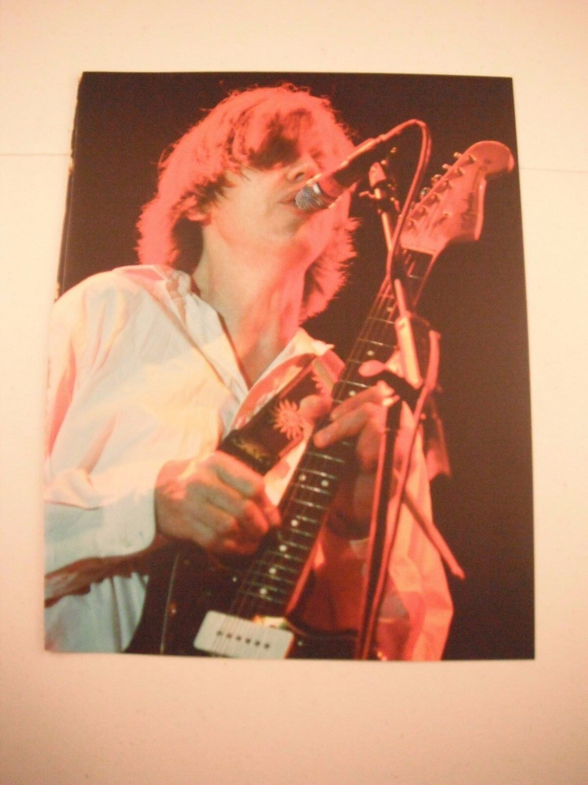 Thurston Moore Sonic Youth Guitarist 12x9 Coffee Table Book Photo Poster painting Page