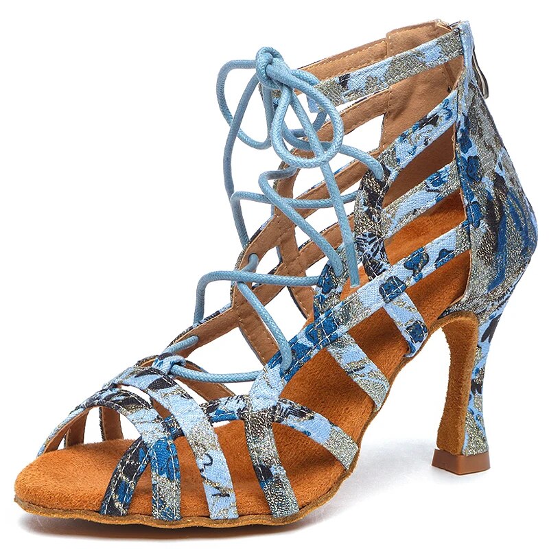 VCshoes Dance Shoes Ladies Salsa Tango Ballroom Dancing Shoes Shoes Wedding Ankle Boots Custume High Heels