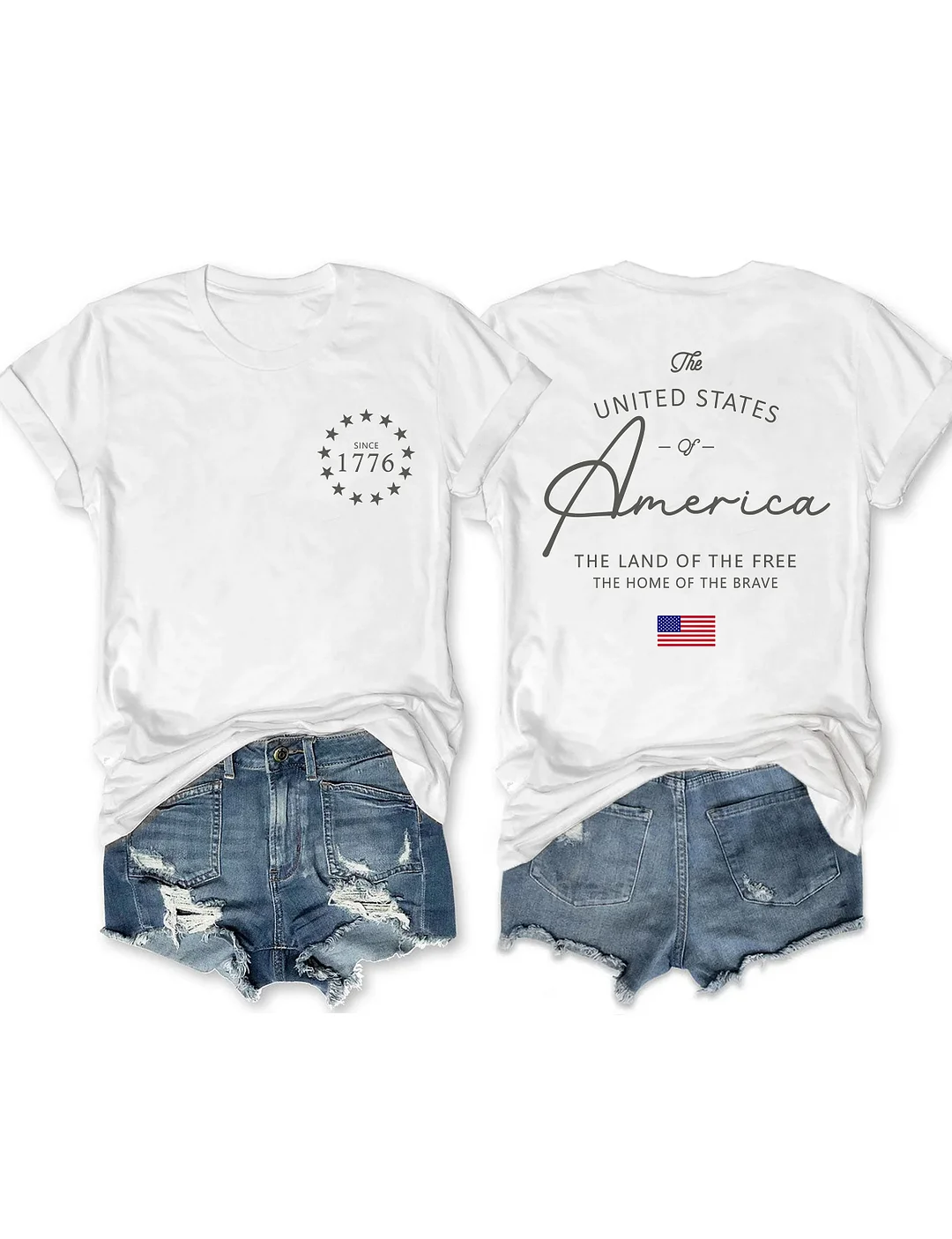 Land Of The Free 4th of July T-shirt