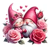 Flower Goblin Couple-11CT Stamped Cross Stitch 45*45cm/17.72*17.72in