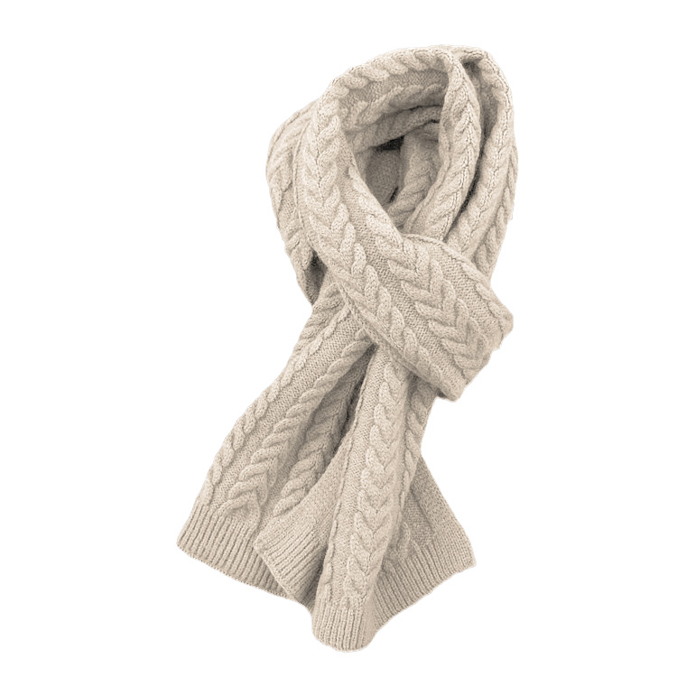 Men's Knitted Woolen Warm Scarf