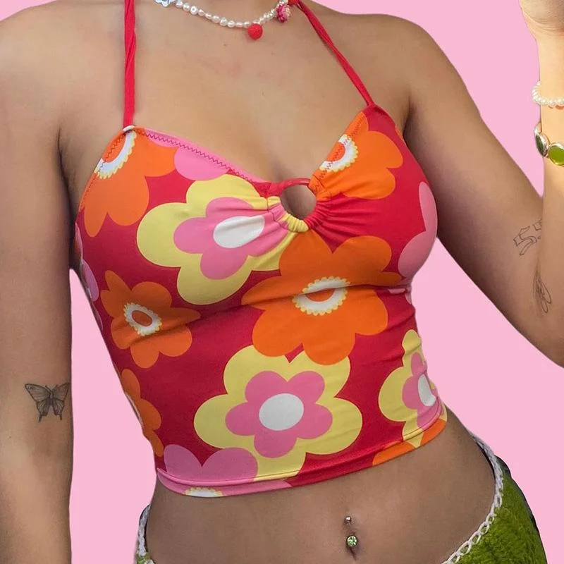Floral print top