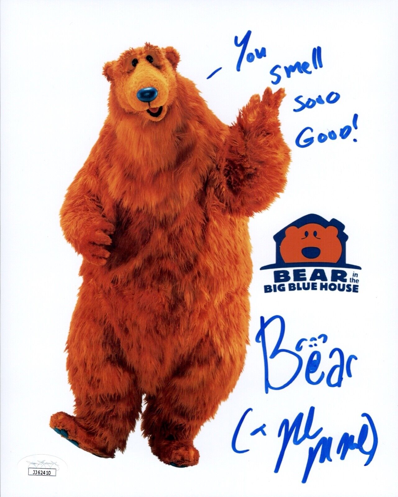 NOEL MACNEAL Signed BEAR IN THE BIG BLUE HOUSE 8x10 Photo Poster painting Autograph JSA COA Cert