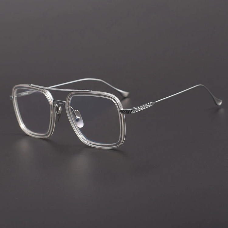 Steel Man Tanaki Same Style Eyeglasses Spiderman Idyllic Sunglasses Men Large Frame Color Adjustable Myopia Ink Glasses