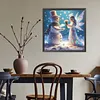Diamond Painting -DIY Round Drill Angel Snowman(40x40cm)