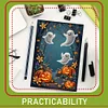 2 St&uuml;ck 50-seitiges A5 Halloween Diamond Painting Notizbuch f&uuml;r Erwachsene Urlaubsgeschenk
