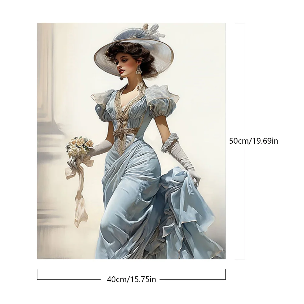 DIY Paint By Number 40*50cm - Lady