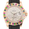 NEW ROLEX YACHT MASTER 116695SATS-0001 RAINBOW ROLEX
