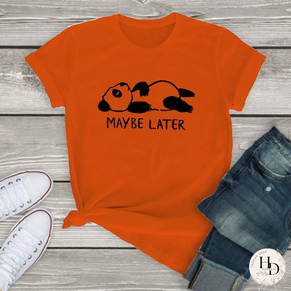 Women Maybe Later Cute Graphic Tee Shirts Summer Ideas