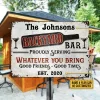Personalized Names：Backyard Bar Good Friend And Good Times - Vintage Metal Tin Signs/Wooden Signs