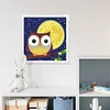 >SALE<5D DIY Full Round Drill Diamond Painting Owl Kit Home Decor Art Craft 15x15cm