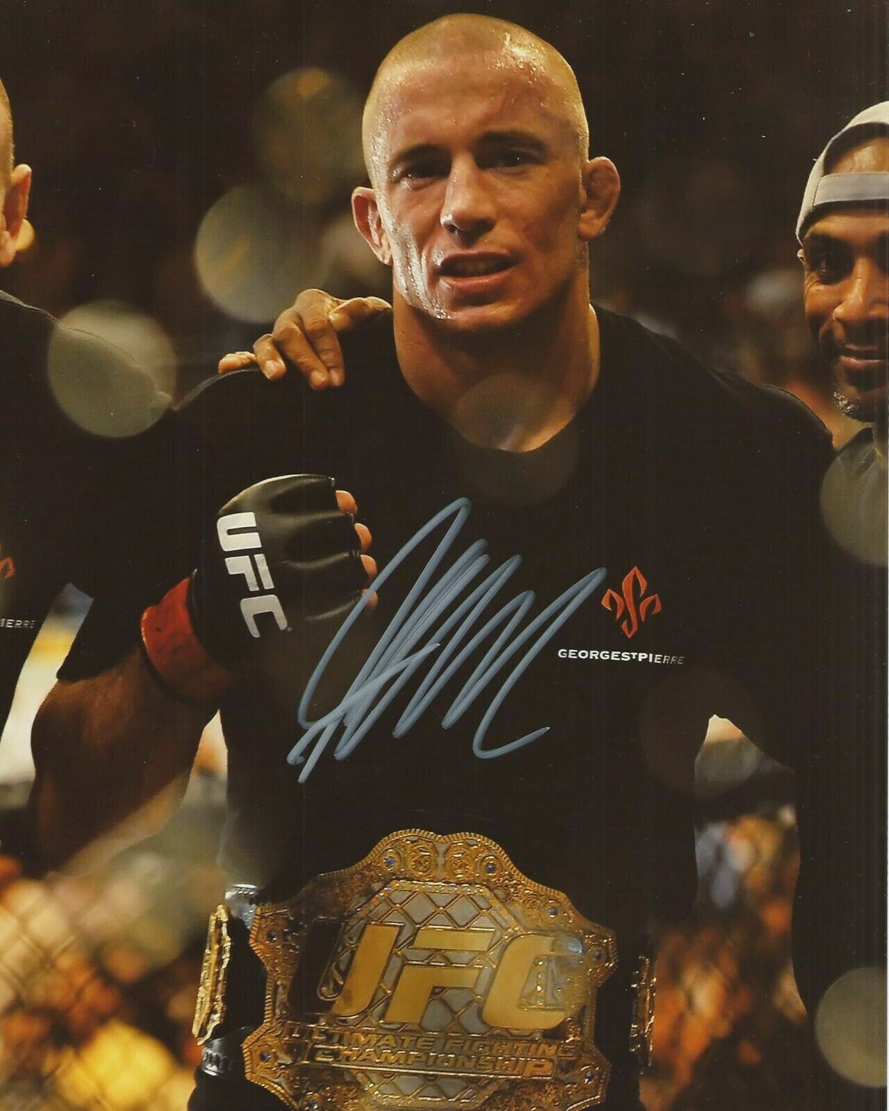 Georges St-Pierre Autographed Signed 8x10 Photo Poster painting ( UFC ) REPRINT