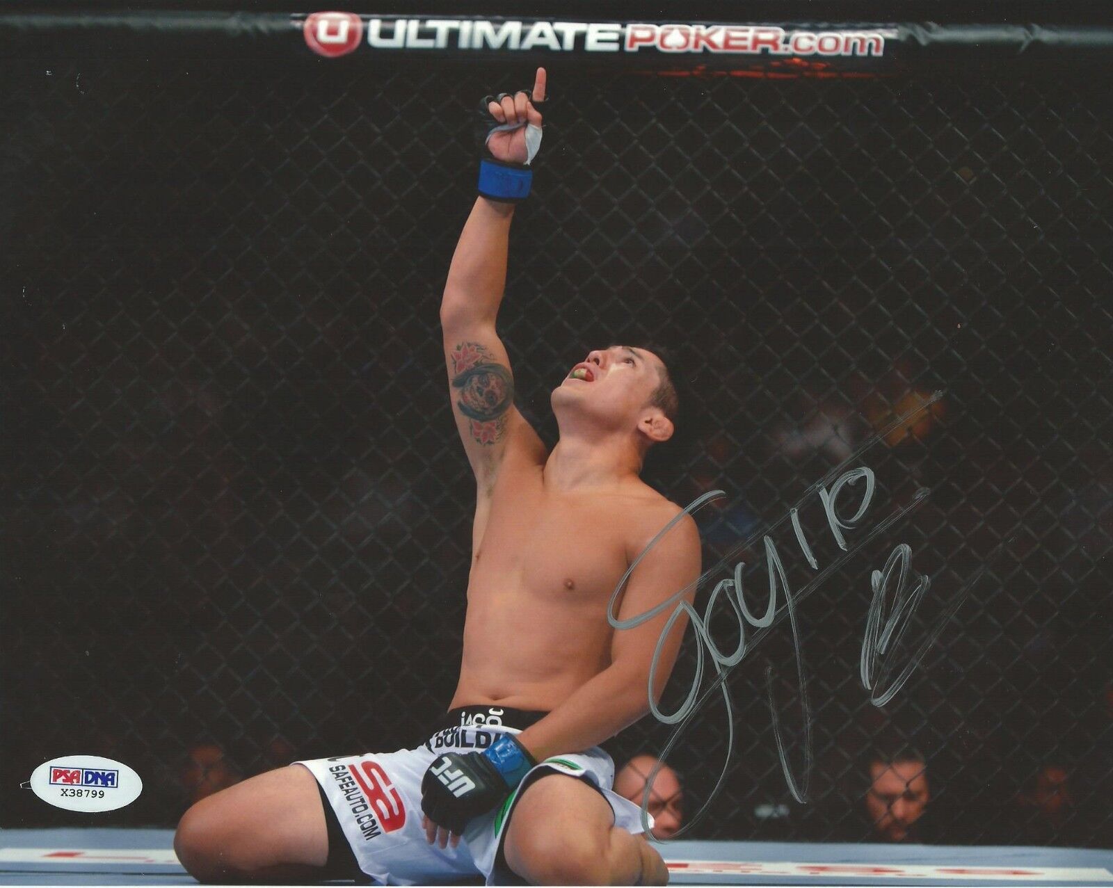 Erik Perez Goyito Signed UFC 8x10 Photo Poster painting PSA/DNA COA Autograph Fight Night 27 42