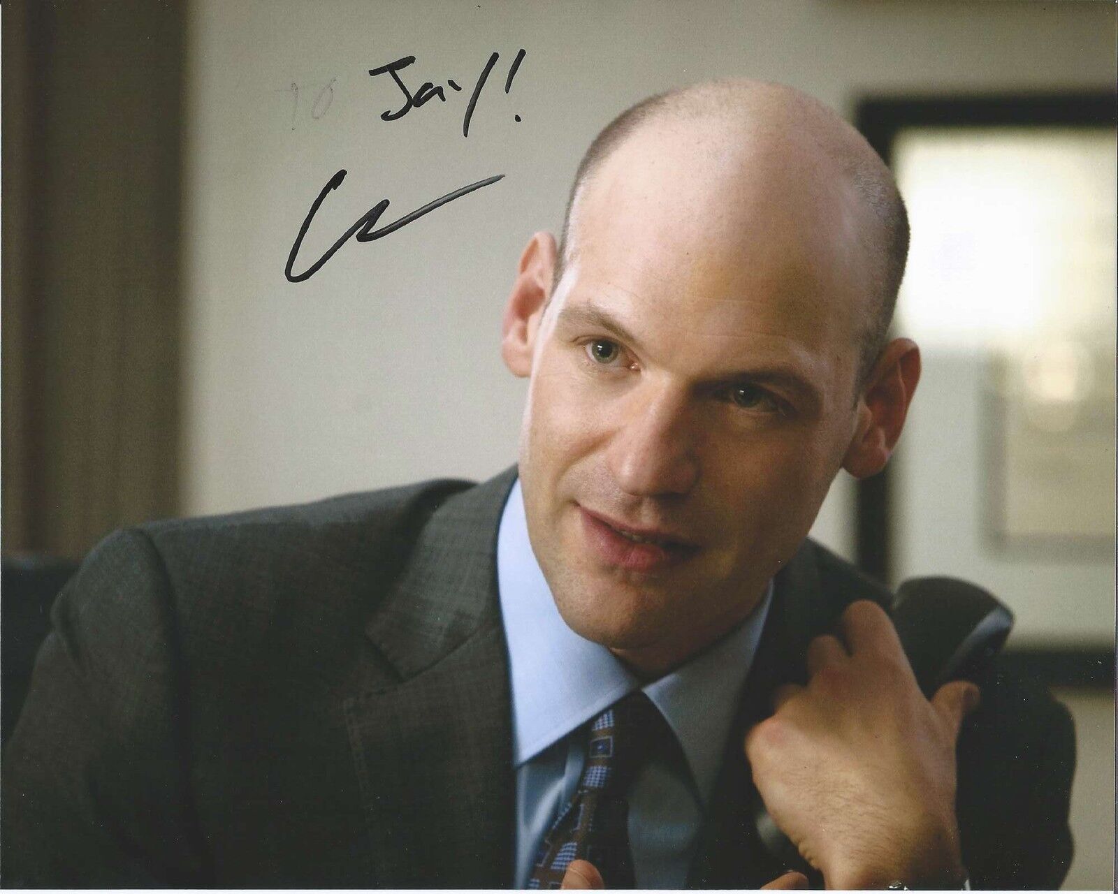 ACTOR COREY STOLL SIGNED AUTHENTIC 'HOUSE OF CARDS' 8X10 Photo Poster painting B w/COA