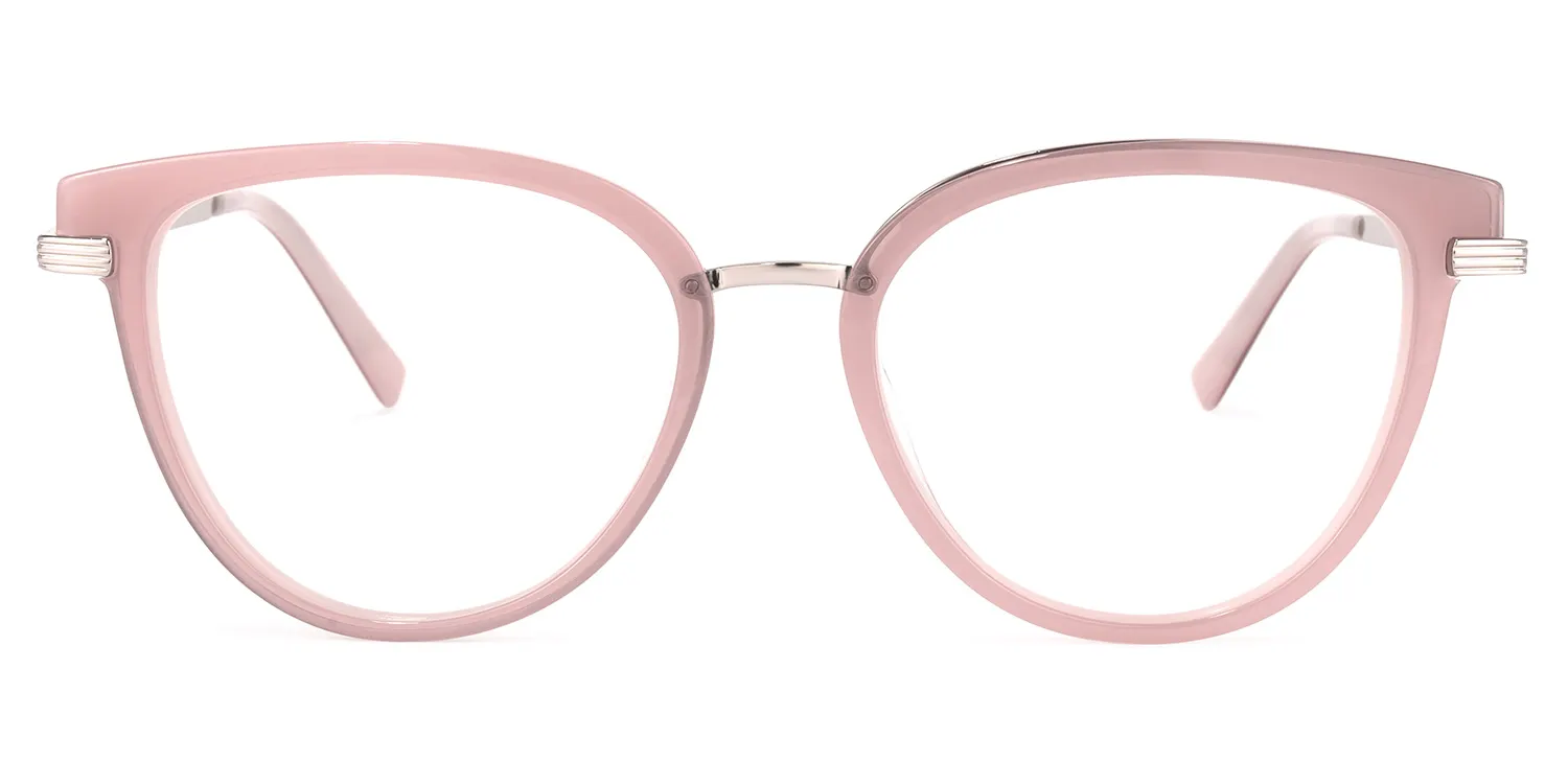 Vanessa Rosa Cateye Brille Rosa