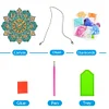 (US Local)5D DIY Crystal Diamond Painting Handmade Mandala Clock Kit