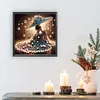 Dame &eacute;l&eacute;gante - peinture diamant de forme sp&eacute;ciale - 30 * 30cm