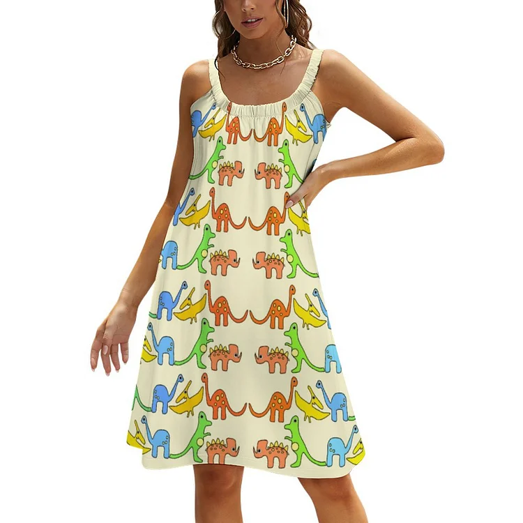 Retro Dinosaur Dress