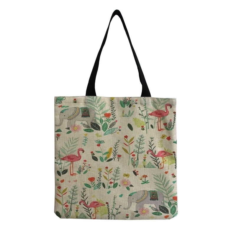 Women’s Fashion Flamingo Shopping Bags