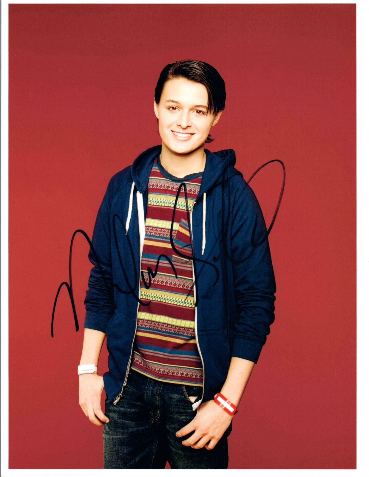 Nolan Sotillo Signed Autographed 8x10 Photo Poster painting Red Band Society Prom COA VD