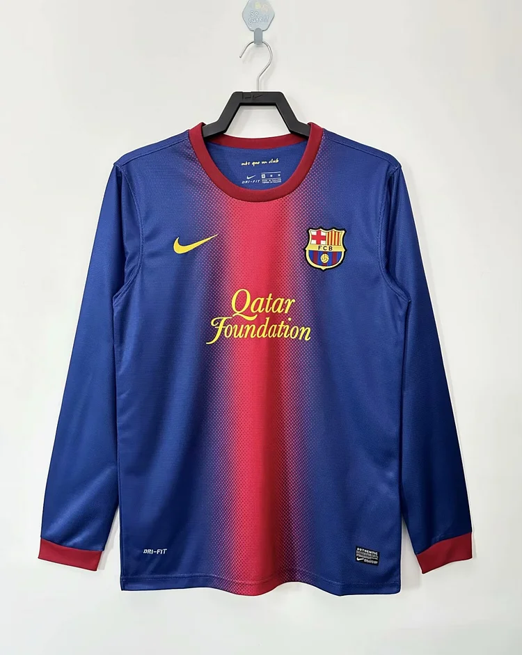 2012/2013 Barcelona Home Long Sleeve Jersey