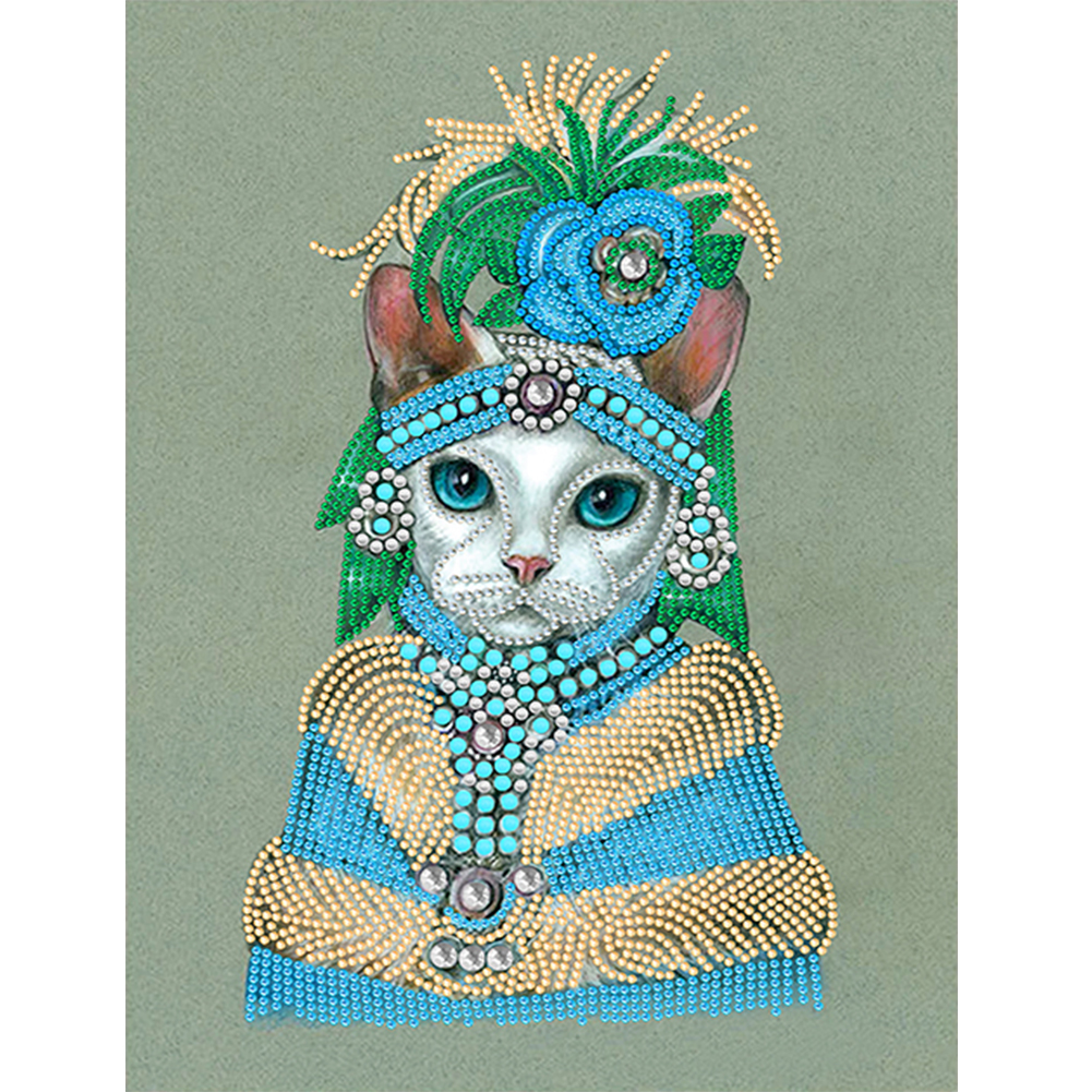

Cat - Special Shaped Diamond Painting - 30*40CM, 501 Original