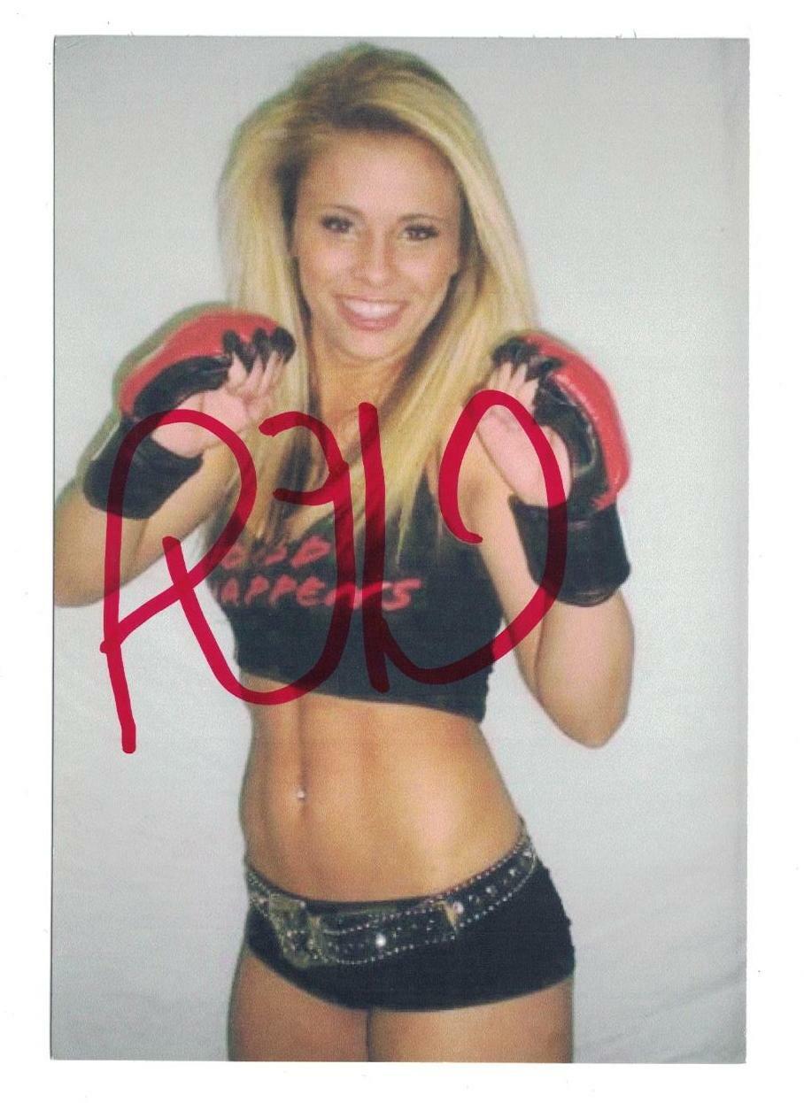 Paige VanZant Signed Autographed 4 x 5 3/4 Photo Poster painting UFC MMA Sexy