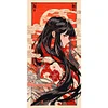 Hanfu Girl-11CT Stamped Cross Stitch 40*80cm/15.75*31.5in (Big Size)