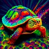 Mid-year Promotion 4Pcs/set Diamond Painting-DIY Full Round Drill Turtles(30*30cm)