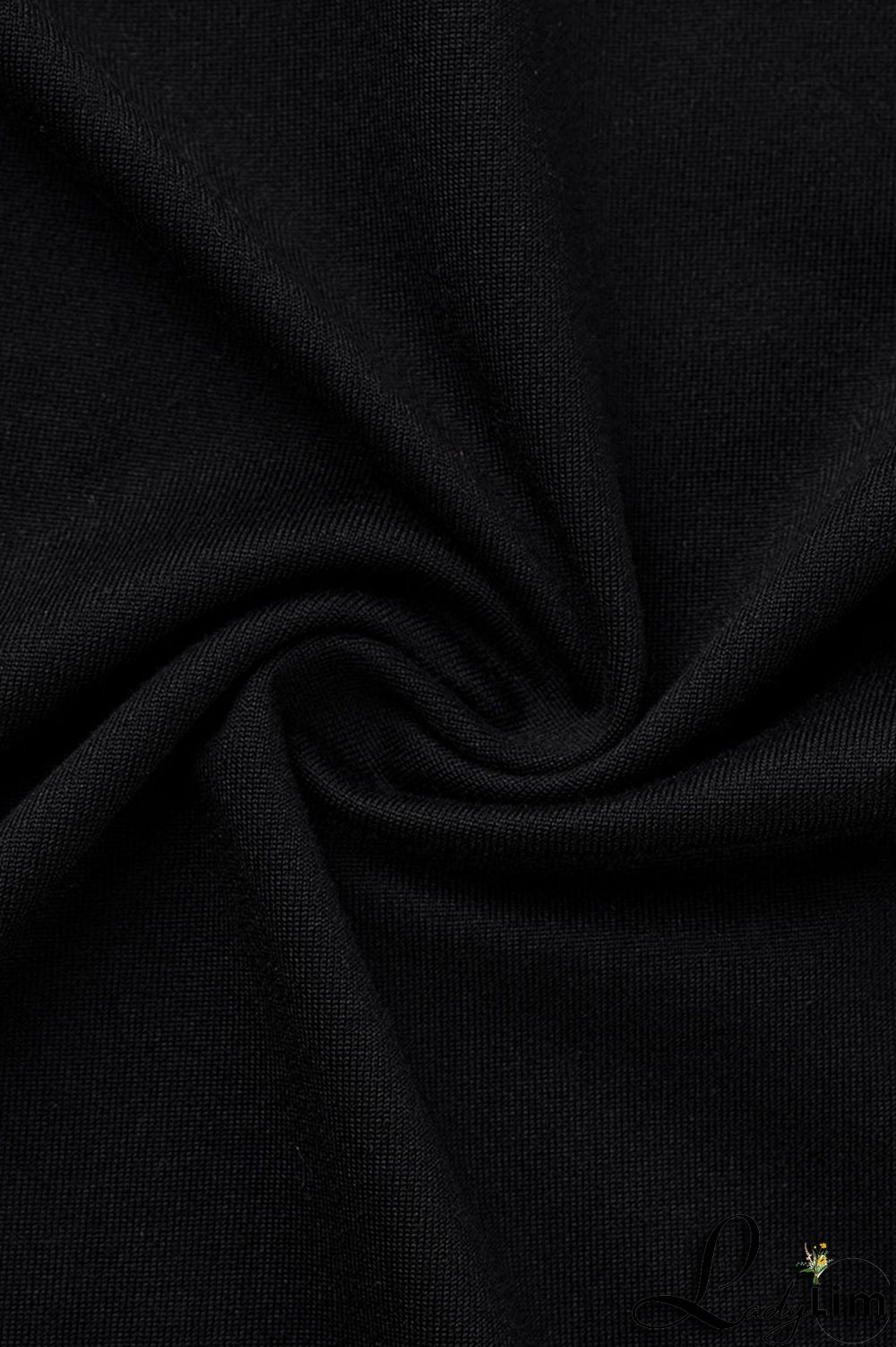 Black Fashion Casual Print Split Joint V Neck Short Sleeve Dress