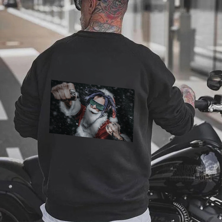West Coast Santa Claus Christmas Winter Warm Sweatshirt