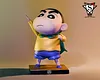 Action Kamen Shin-chan - Crayon Shin-chan Resin Statue - Super Studios