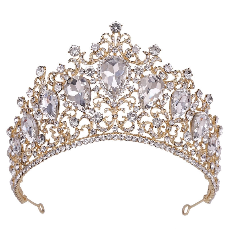 Women’s Elegant Romantic Crown Alloy Diamond Crown