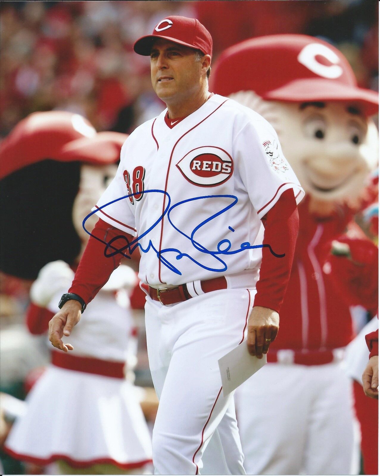 BRYAN PRICE signed CINCINNATI REDS 8x10 Photo Poster painting