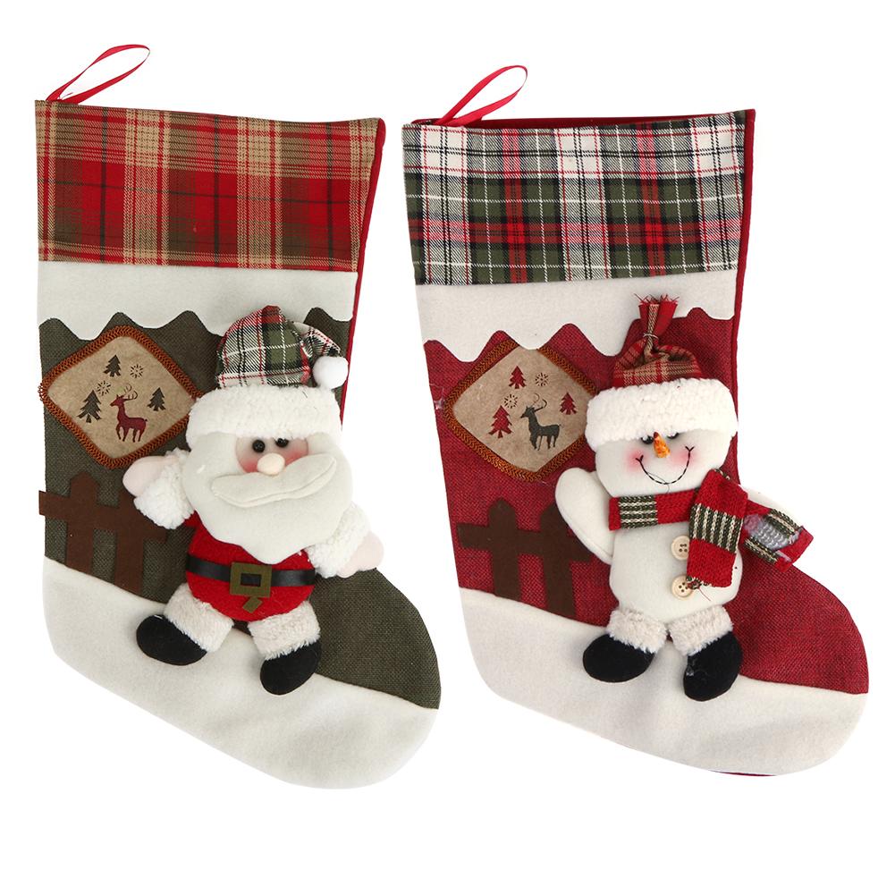 

Christmas Stockings Gift Bag Holder Stocking Xmas Party Gift Supplies, 2239 snowman, 501 Original