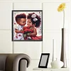 Diamond Painting -DIY Round Drill Black People（40x40cm）