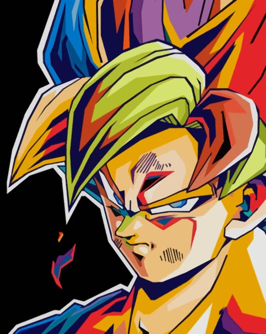 

Goku Dragon Ball – Paint By Numbers - 40*50CM, 501 Original