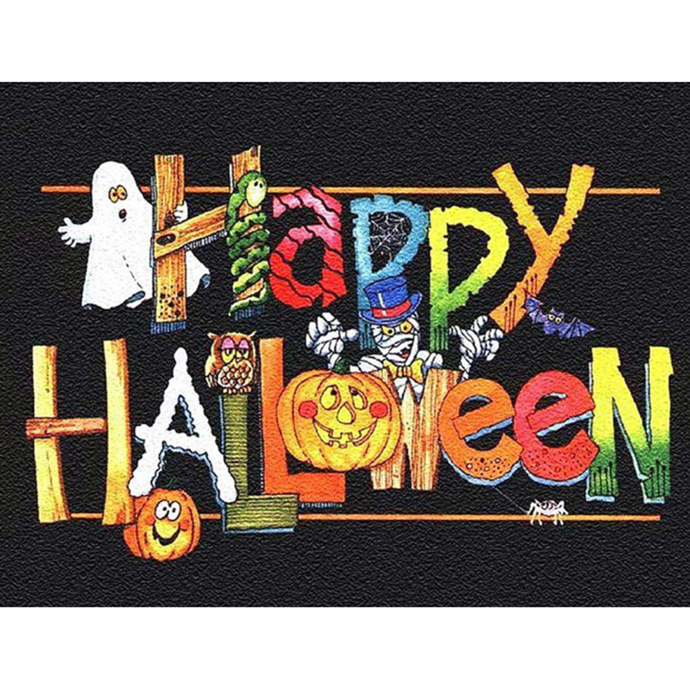 

Happy Halloween - Round Drill Diamond Painting - 50*40CM, 501 Original